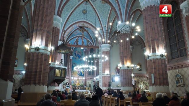 Пасхальная Вiгiлiя з касцёла Святога Антонiя Падуанскага ў Паставах (11.04.2020) смотреть онлайн