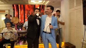 Валичон Азизов дар туйи Москва бо домод якчоя суруд хонд!