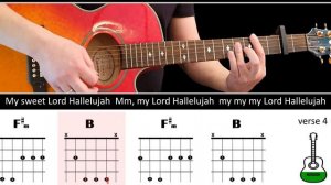 Easy play along series - MY SWEET LORD - Acoustic guitar lesson (chords & lyrics) - George Harrison