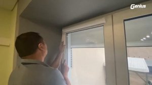 Монтаж кассетных рулонных штор Фантазия-С (Уни-2)