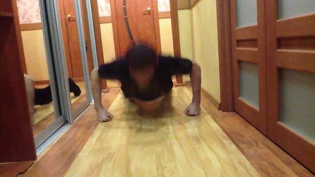 Фитнес-марафон 10 тысяч отжиманий за 20 дней! День 2-й! смотреть онлайн