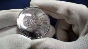 Инвестиции в Серебро 5$ 2014 Кленовый лист!!! Серебряные монеты Канады!!!