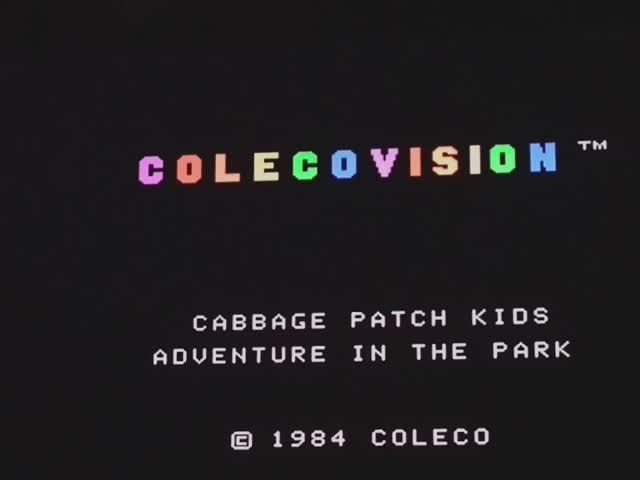 Gabbage Patch Kids. Adventure in the park. ColecoVision. Обзор.