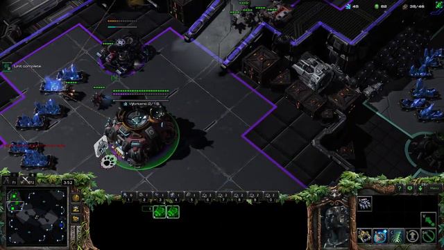 Another Terran VS Zerg TVZ Starcraft 2 Gameplay Mech Build easy build for diamond level Cheese смотреть онлайн