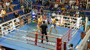 Тайский бокс. Виталий Шумаков против тайского бойца. Bangla Fight Championship.