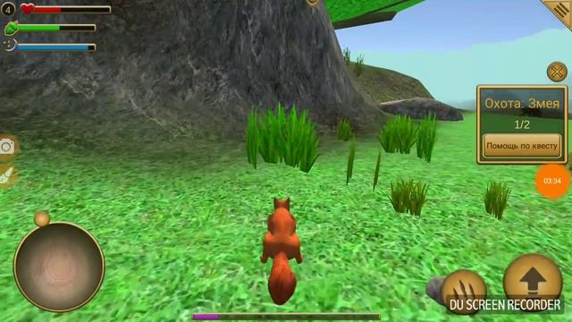 Играем в Симулятор Белки! #2 Победили 2 змей и нас убил барсук смотреть онлайн