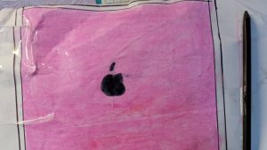 Распаковка. Бокса  розовый планшет. Фирма Apple.