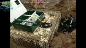 Установка системы автономной канализации ЮНИЛОС - АСТРА