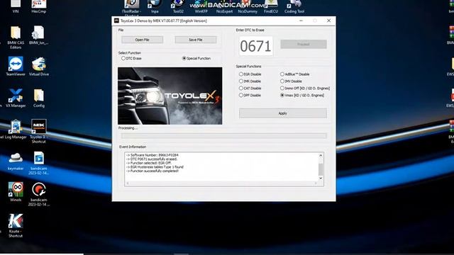 ToyotaLexus Denso  ปดimmo ปด EGRปดโคดปลดลมตความเรว และอนๆ
