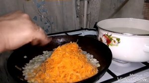 Суп с консервой (Сайрой)