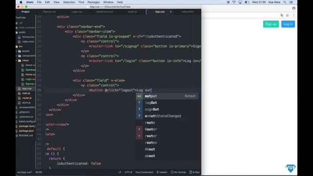 Build a YouTube bookmarking site with Vue.js - part 5 - The dashboard