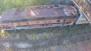 Заброшенный поезд....Последняя остановка!