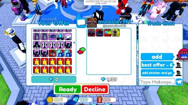 ✨ TRADING SIGN Large Laser Cameraman FOR INSANE OFFERS IN TOILET TOWER DEFENSE | ROBLOX смотреть онлайн