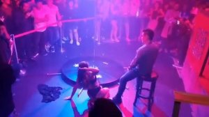 DeadlySuicide Lisa Marie Pole Dance Performance at F Club Singapore!