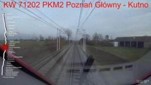 PKM2 : POZNAŃ - KUTNO [CabView4K] #podróżezkw