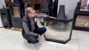 Изготовили призматическую дверцу для камина под заказ