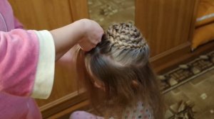 Мастер класс. Прическа косичка улитка