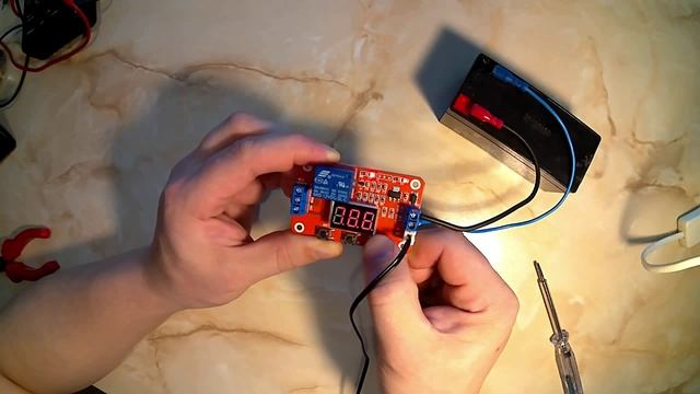 Цифровой светодиодный термостат. смотреть онлайн