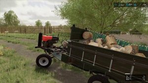 Farming Simulator 22 | На МОТОБЛОКЕ за дровами