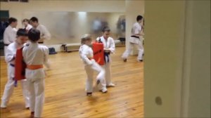 Киокушинкай дети. Тренировка каратэ кекусин-кан. Алиса К. 6 лет