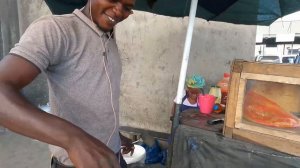 Африканская шаурма - уличная еда