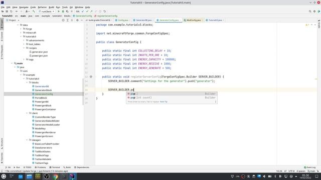 Minecraft Forge 1.18.1 Modding Tutorials (6): Configuration смотреть онлайн