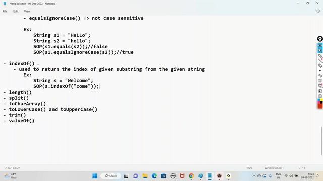 Full Stack Java Developer Course | Session - 17 |  Object Class | String Class | rajonlinetrainings
