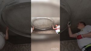 Будни монтажника натяжных потолков компании Скайнат.