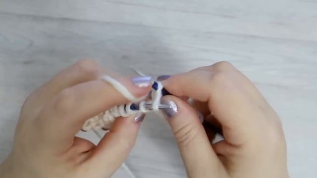 Шарф- воротник спицами| С красивым узором| МК для начинающих|