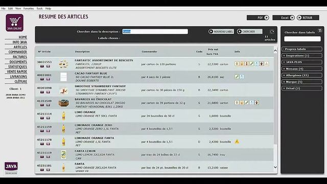 JAVA Online: Comment chercher des produits via labels смотреть онлайн