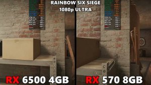 RX 6500 XT VS RX 570 8GB - TEST IN 15 GAMES