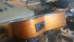 Установка пьезо датчика (пошаговое пособие :) Акустическая гитара Yamaha FG 700 S