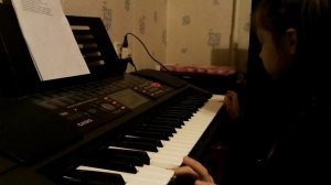Обучение на фортепиано 2-й день. Миллион алых роз на Casio CTK-501.