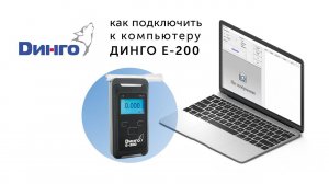 Как подключить к компьютеру ДИНГО E-200
