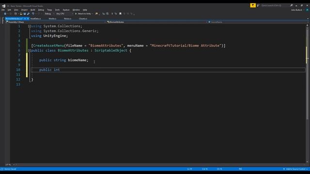 Make Minecraft in Unity 3D Tutorial - 05 - Basic Terrain смотреть онлайн