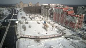 Станция метро"Поселок Северный"("Физтех") . 06.02.21. Автор:АГН"Москва"