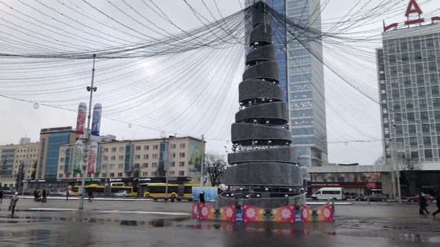 Минск.Minsk.Новогодний Минск.ТрЦ Galleria.Вечерний Минск.ТЦ Галерея.Елки в Минске.Зимний Минск.
