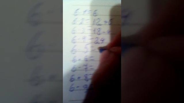 секреты таблицы умножения на 6