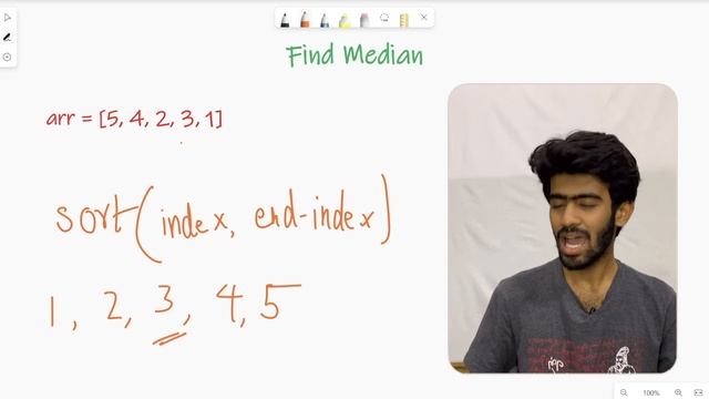 Find the Median | Problem Solving | Tamil | code io смотреть онлайн