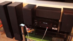 Pioneer VSX827k+Monitor Audio Mr black