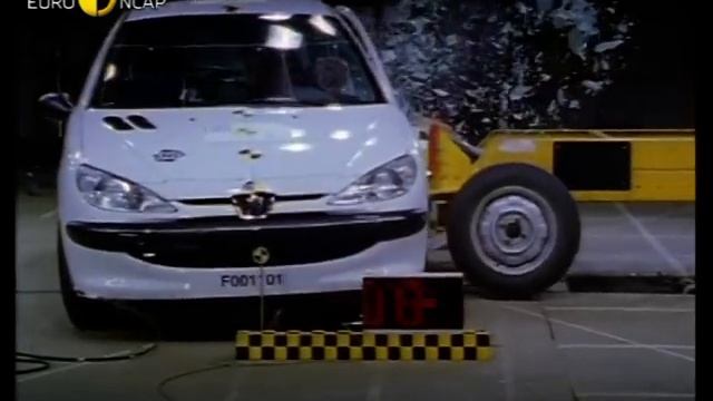 Euro NCAP | Peugeot 206 | 2000 | Crash test смотреть онлайн