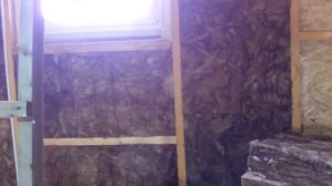 ? Утепление фронтона. Использовал остатки утеплителя. | Строю САМ