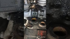 Hyundai 170 . Помпа Хендай 170 . Разбор . Система охлаждения .