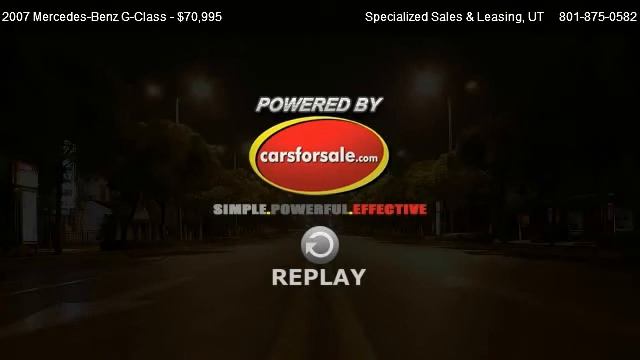 2007 Mercedes-Benz G-Class G55 AMG - for sale in Salt Lake City, UT 84115 смотреть онлайн
