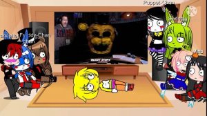 Gacha Tuber And Fnia Animatronic React To Markiplier Fnaf Compilation 1-3 (Part 1)