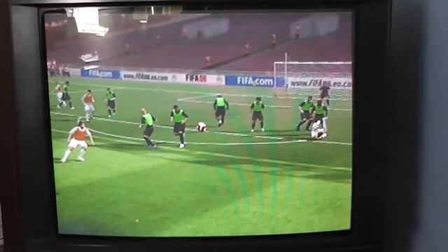 FIFA 08 (PS2) - Gól v tréninkovém režimu смотреть онлайн