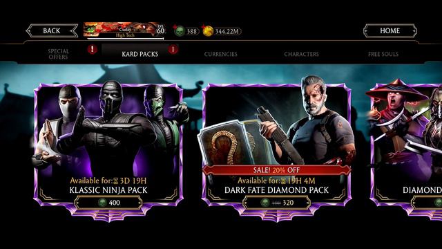 I SPENT 85,000 SOULS! | Dark Fate Diamond Pack Opening! | Best Pack?! | MK Mobile | Terminator