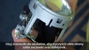 Demontaż i czyszczenie soczewek Volvo V50 S40 C30 C70 (halogen xenon bixenon)
