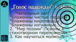 288. Заповеди блаженства (продолжение). Мир поэзии. Как научитьтся молиться