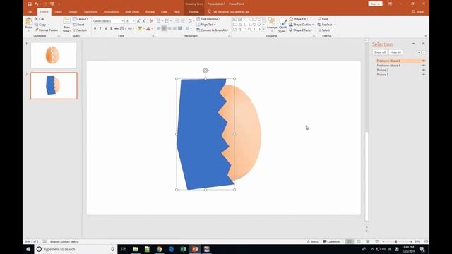 The Crack! Tearing effect in PowerPoint смотреть онлайн